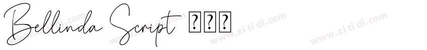 Bellinda Script字体转换